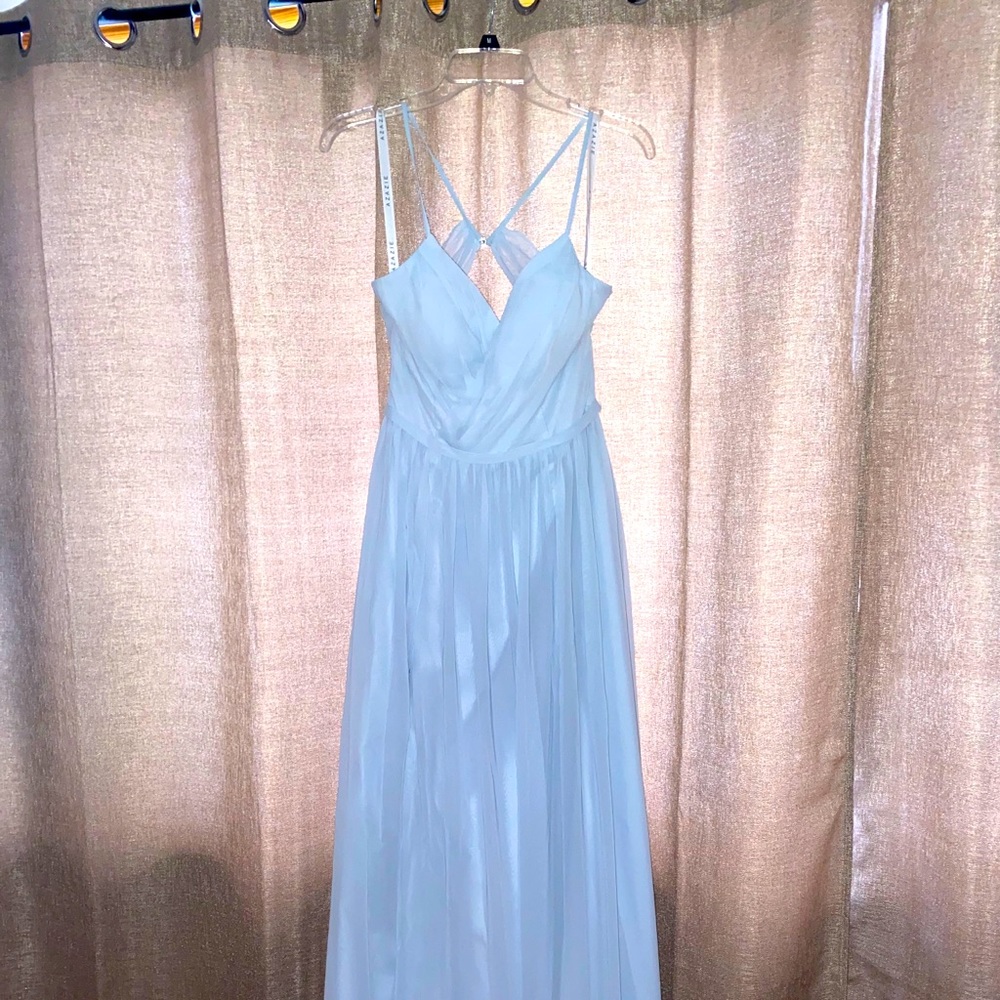 Azazie Light Blue Bridesmaid Dress